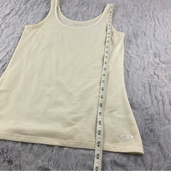 Icebreaker Merino Wool Tank Sleeveless Shirt Cream Womens Medium - Picture 16 of 16